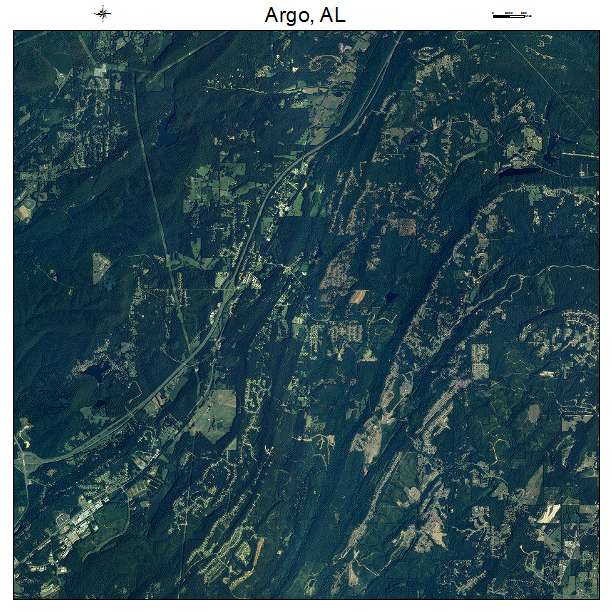 Argo, AL air photo map