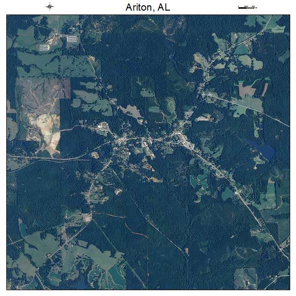 Ariton, AL air photo map