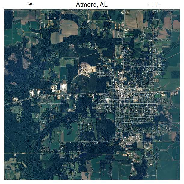 Atmore, AL air photo map