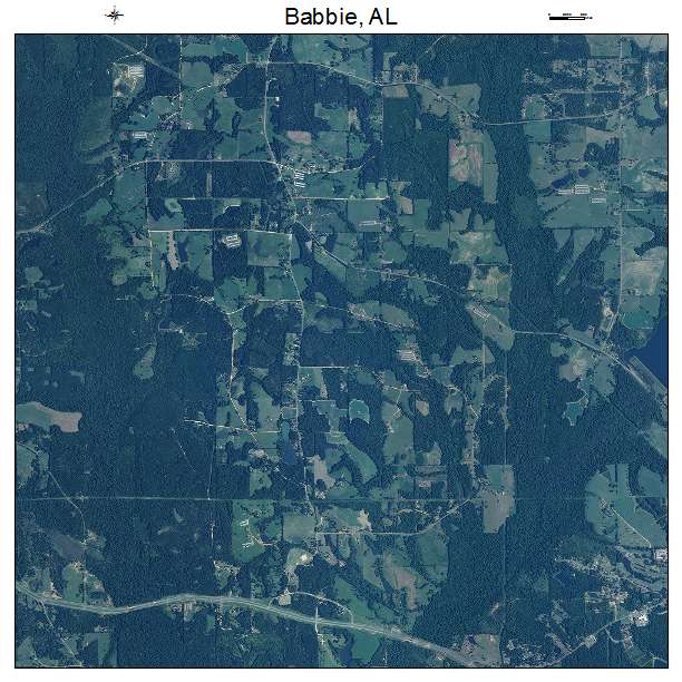Babbie, AL air photo map