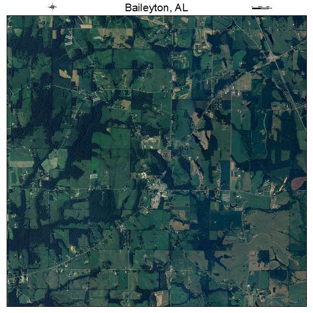 Baileyton, AL air photo map