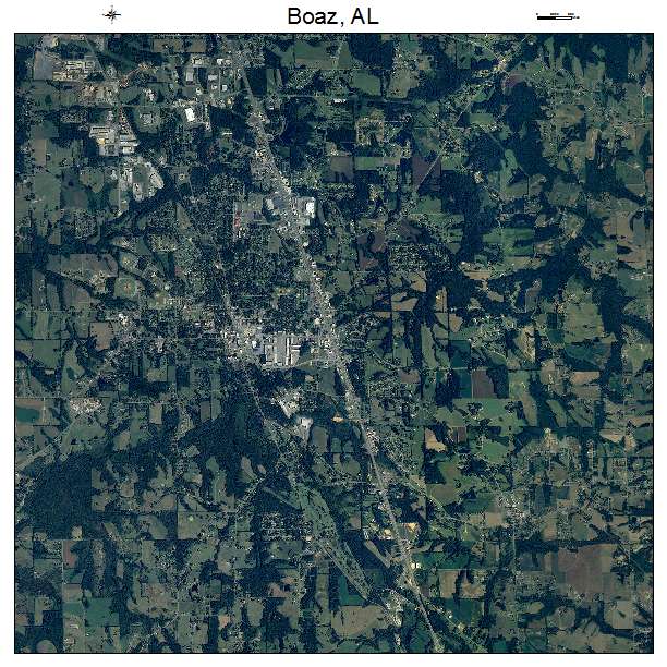 Boaz, AL air photo map