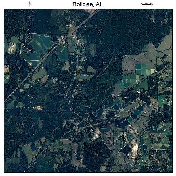 Boligee, AL air photo map