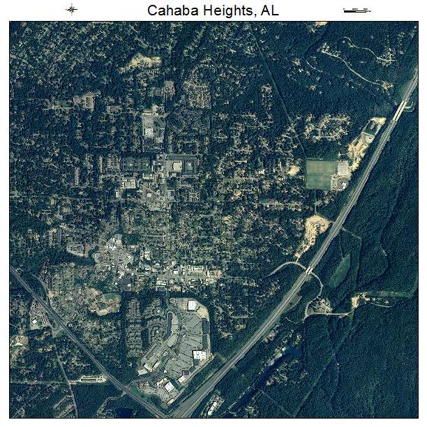 Cahaba Heights, AL air photo map