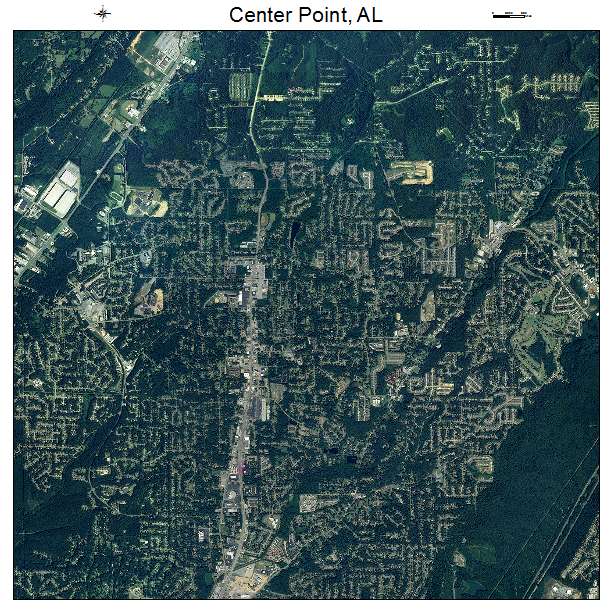 Center Point, AL air photo map