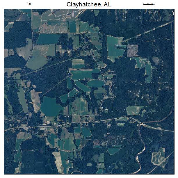 Clayhatchee, AL air photo map