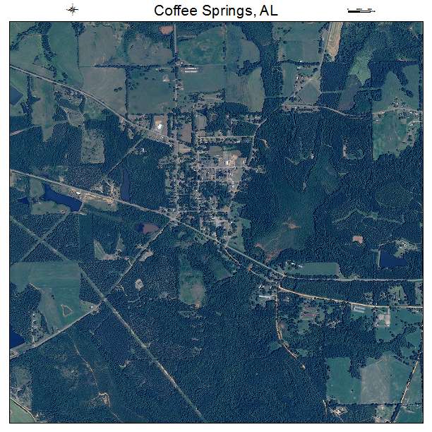 Coffee Springs, AL air photo map
