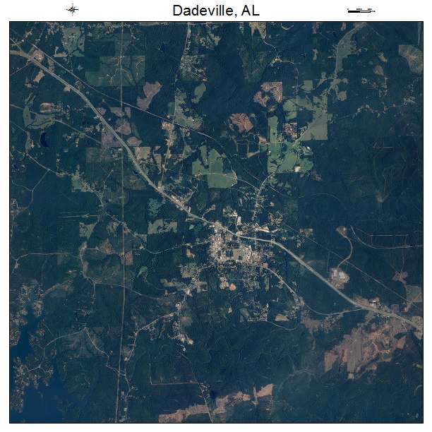Dadeville, AL air photo map