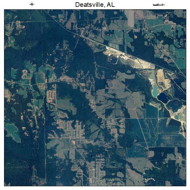 Deatsville, AL air photo map