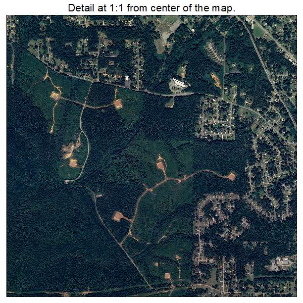 Adamsville, Alabama aerial imagery detail
