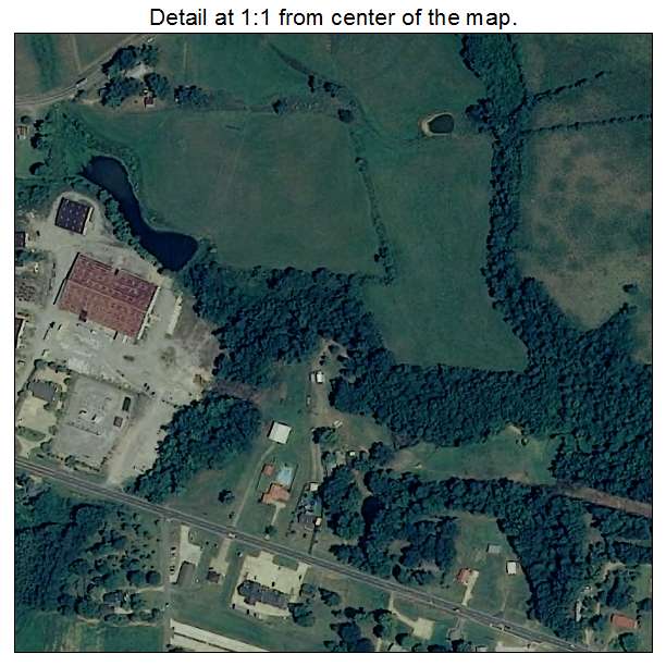 Addison, Alabama aerial imagery detail