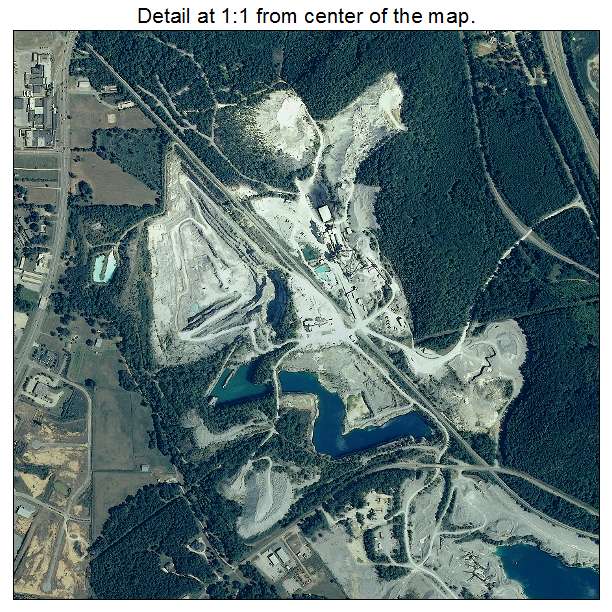 Alabaster, Alabama aerial imagery detail