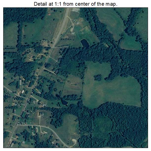 Anderson, Alabama aerial imagery detail