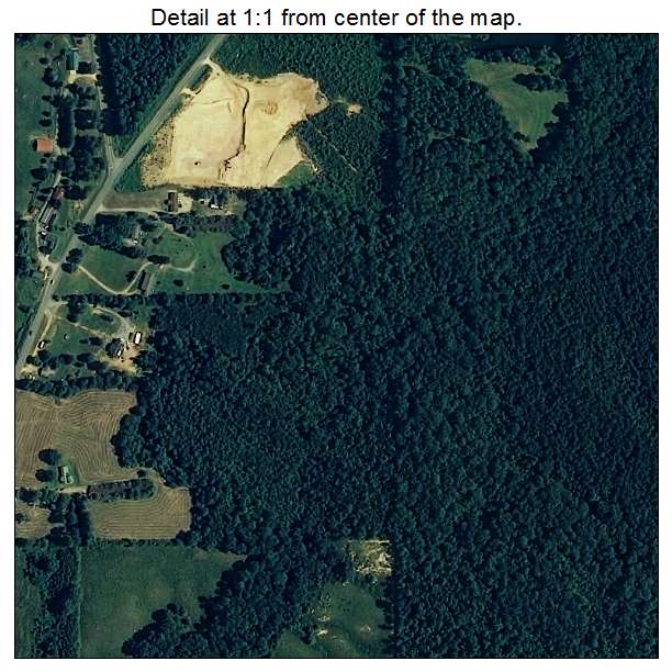 Arley, Alabama aerial imagery detail