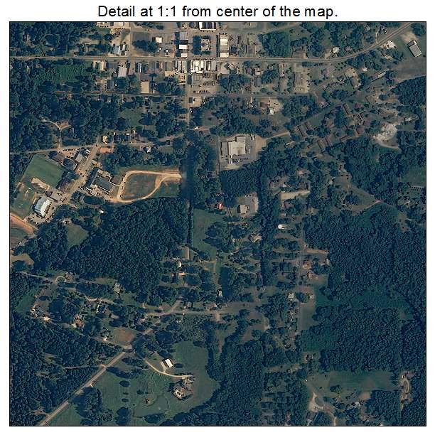 Ashland, Alabama aerial imagery detail