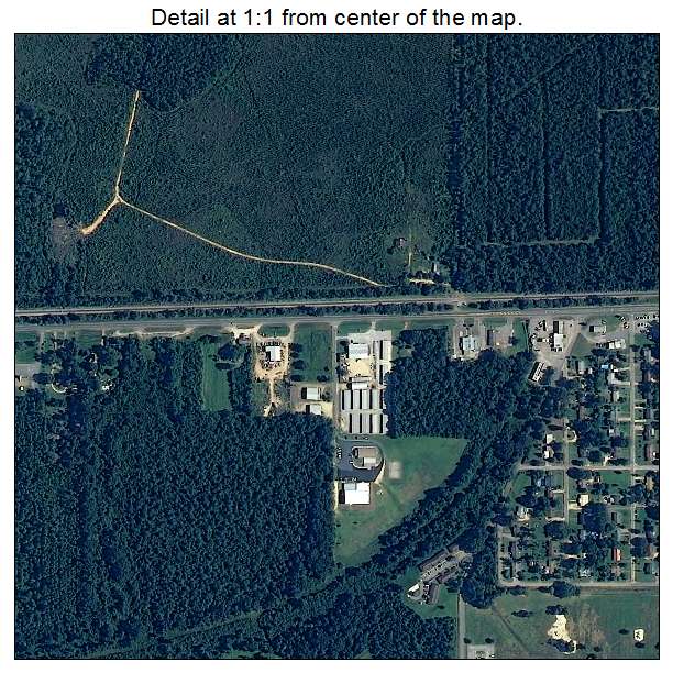 Atmore, Alabama aerial imagery detail