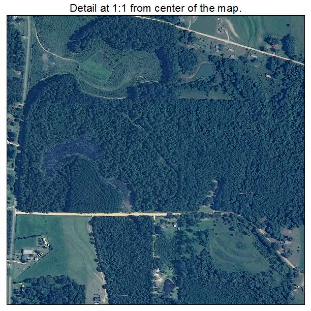 Babbie, Alabama aerial imagery detail
