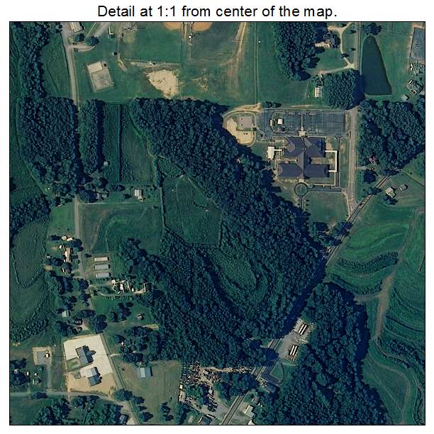 Baileyton, Alabama aerial imagery detail