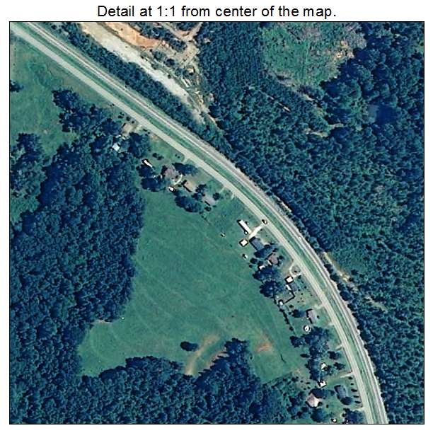 Banks, Alabama aerial imagery detail