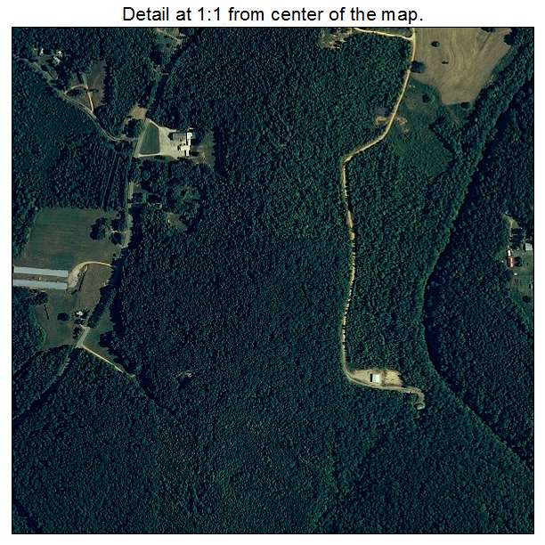 Bear Creek, Alabama aerial imagery detail