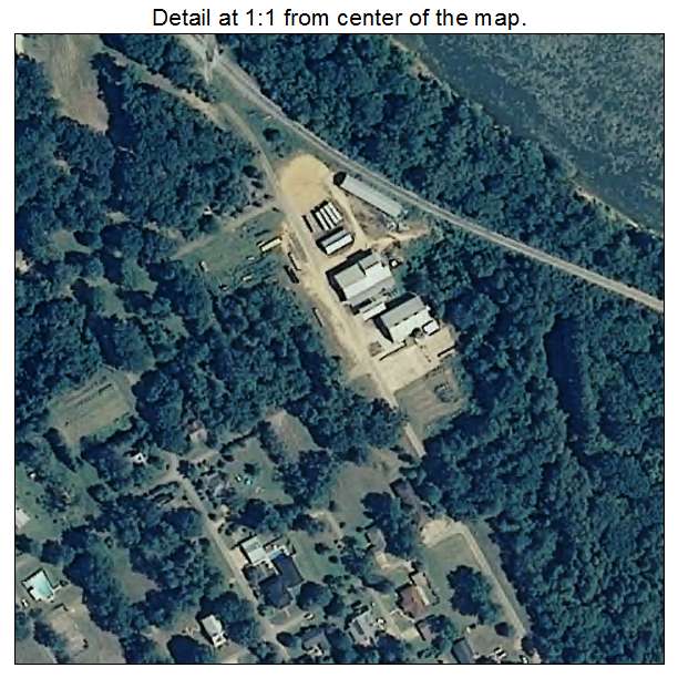 Benton, Alabama aerial imagery detail