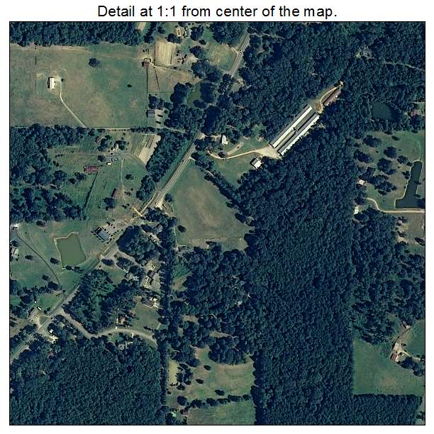 Branchville, Alabama aerial imagery detail