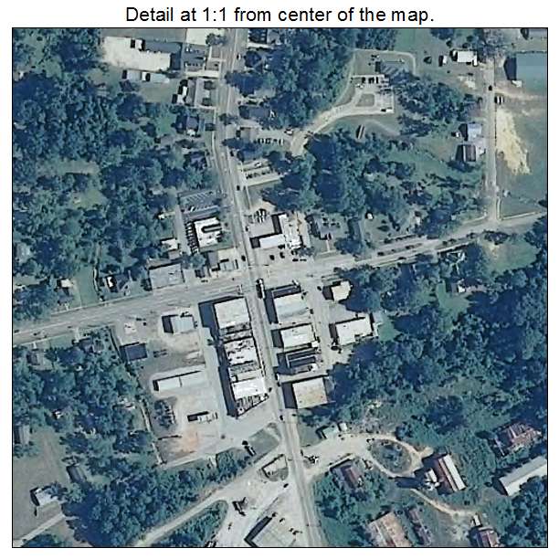 Brantley, Alabama aerial imagery detail