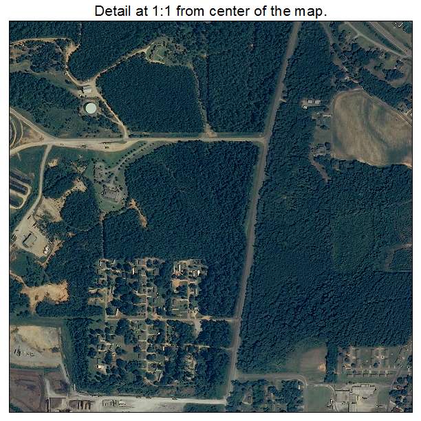 Brent, Alabama aerial imagery detail
