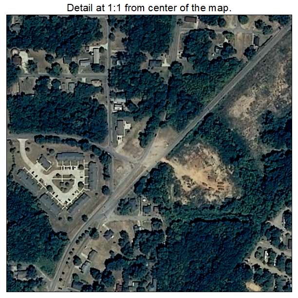 Brighton, Alabama aerial imagery detail