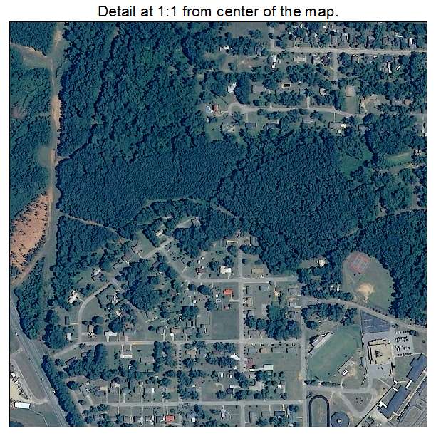 Brundidge, Alabama aerial imagery detail