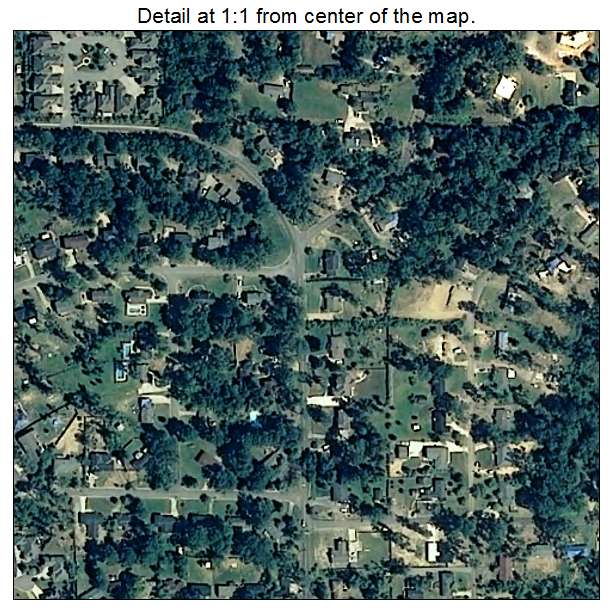 Cahaba Heights, Alabama aerial imagery detail