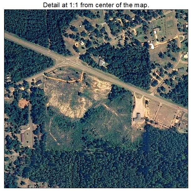 Camden, Alabama aerial imagery detail
