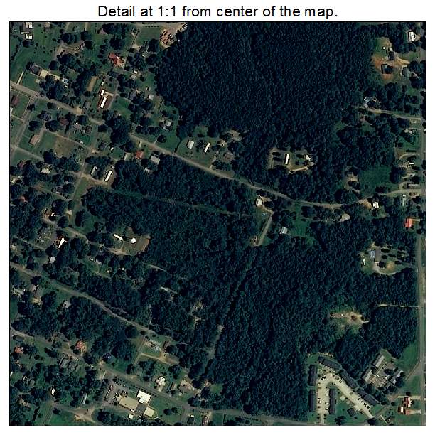 Carbon Hill, Alabama aerial imagery detail