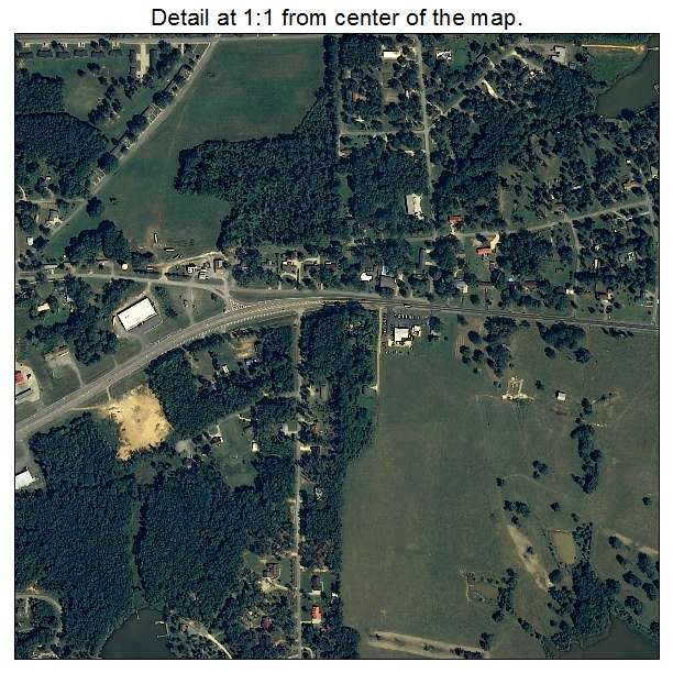 Cedar Bluff, Alabama aerial imagery detail