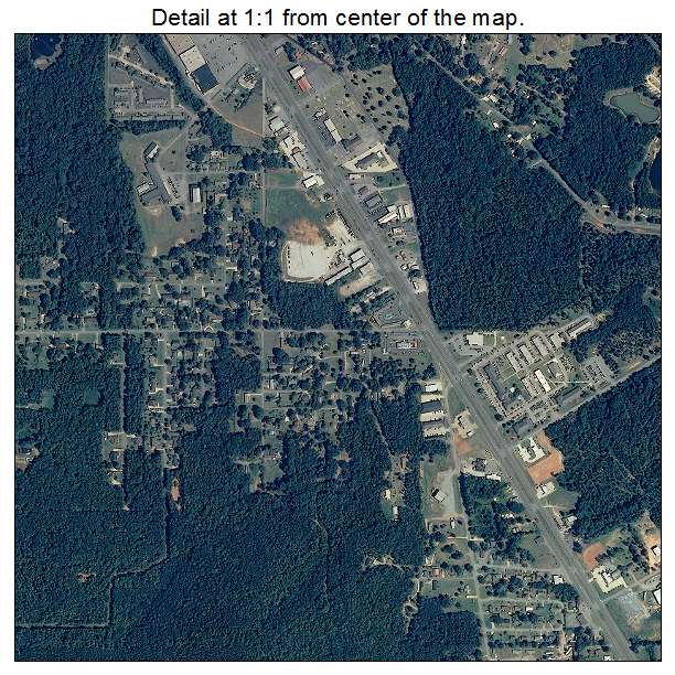Childersburg, Alabama aerial imagery detail