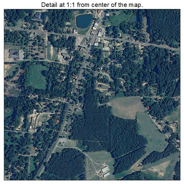 Clio, Alabama aerial imagery detail
