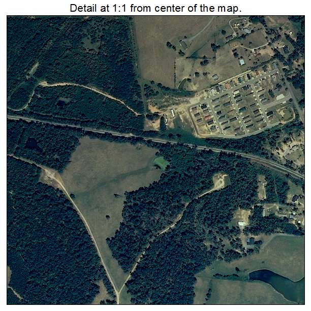 Coaling, Alabama aerial imagery detail