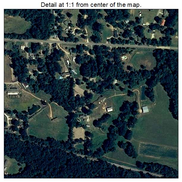 Coker, Alabama aerial imagery detail
