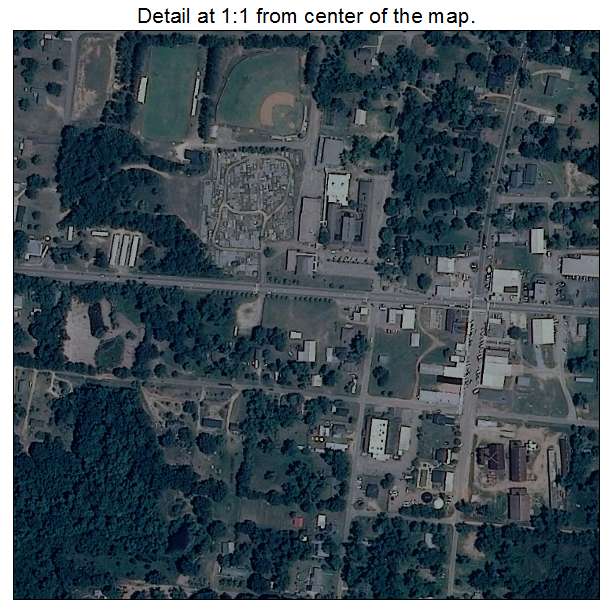 Columbia, Alabama aerial imagery detail