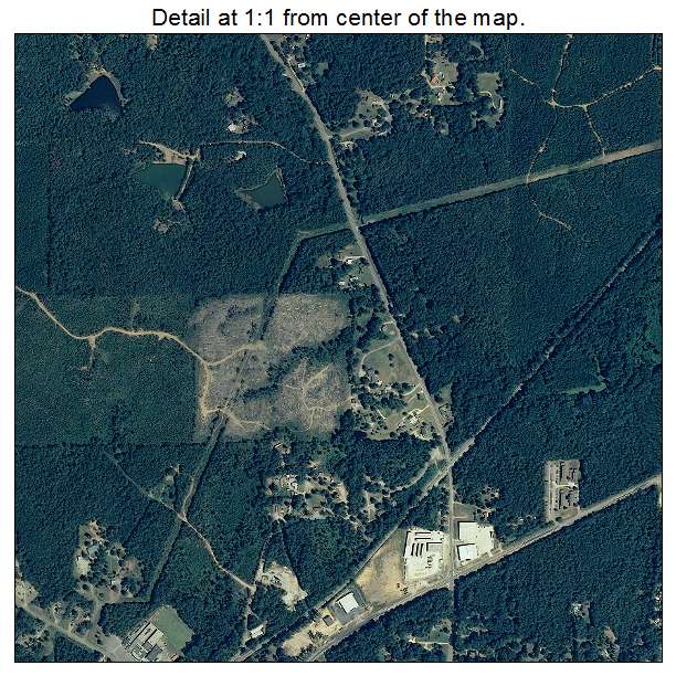 Columbiana, Alabama aerial imagery detail