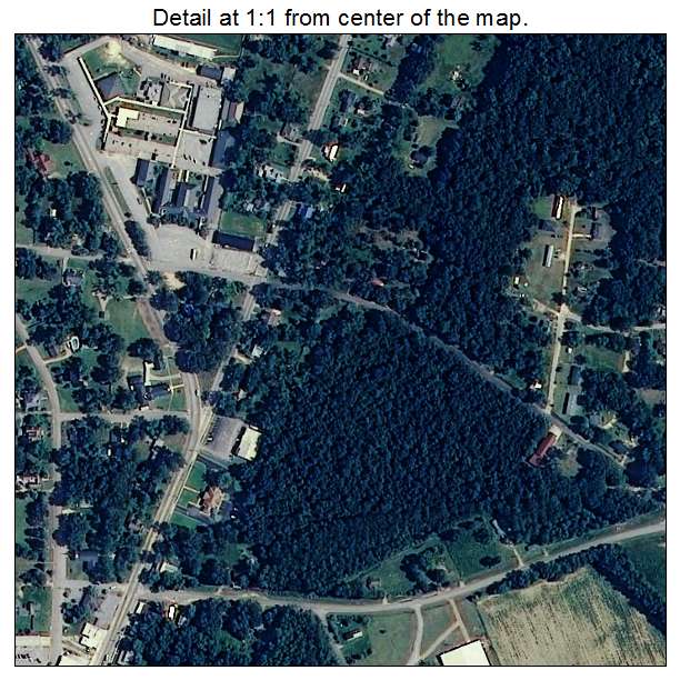 Cottonwood, Alabama aerial imagery detail