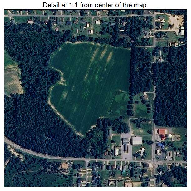 Cowarts, Alabama aerial imagery detail