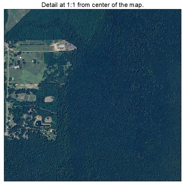Creola, Alabama aerial imagery detail