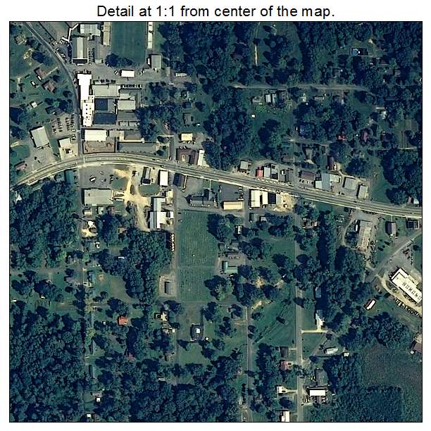 Crossville, Alabama aerial imagery detail