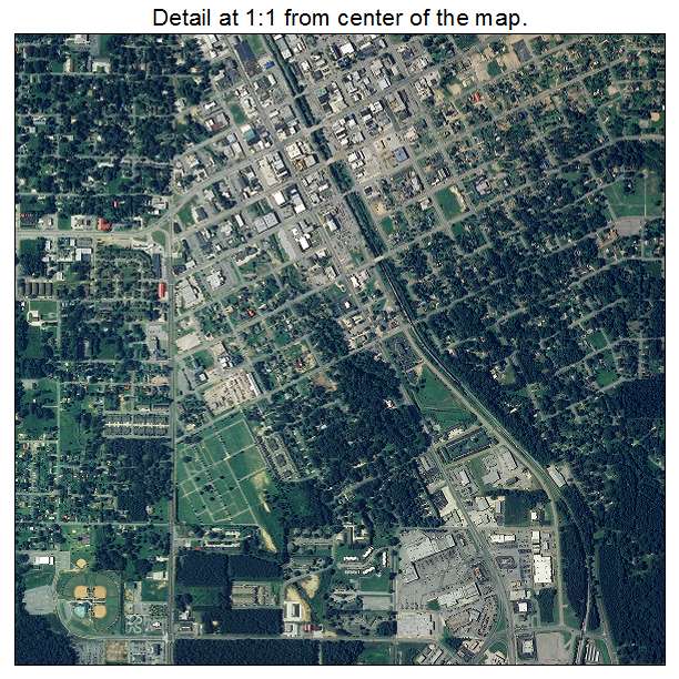 Cullman, Alabama aerial imagery detail