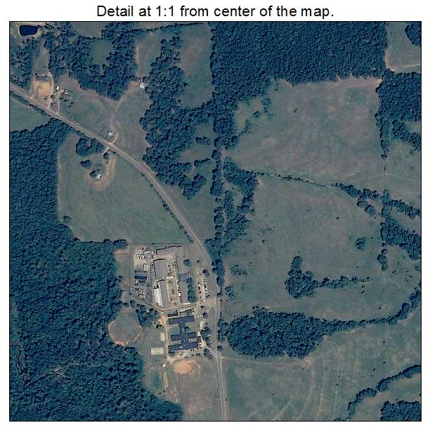 Deatsville, Alabama aerial imagery detail