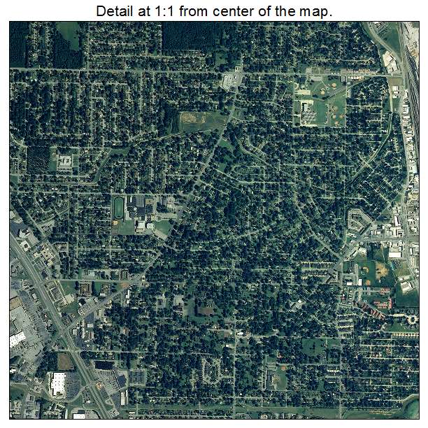 Decatur, Alabama aerial imagery detail