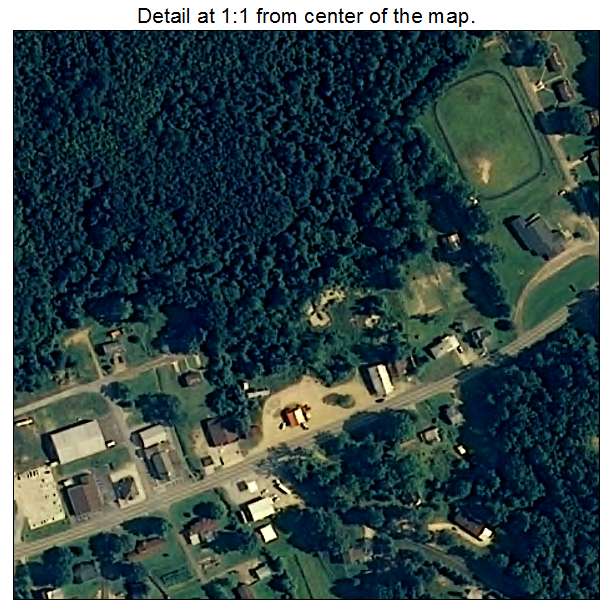 Detroit, Alabama aerial imagery detail