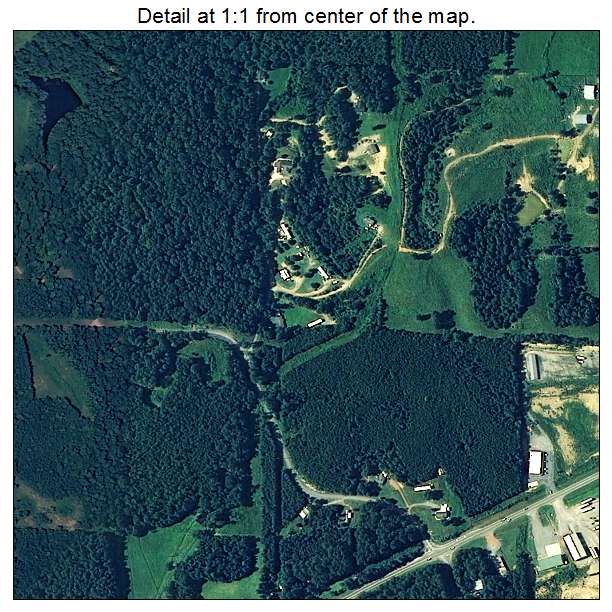Dodge City, Alabama aerial imagery detail