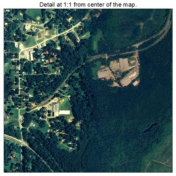 Dora, Alabama aerial imagery detail